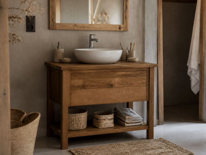 Comment fabriquer un meuble de salle de bain en bois, du plan à la finition