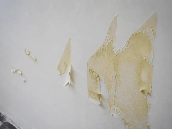 Comment retirer la colle de papier peint avant d&rsquo;appliquer la peinture