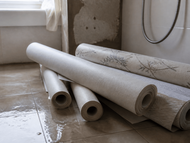 Papier peint spécial salle de bain : quels types choisir et où le poser ?