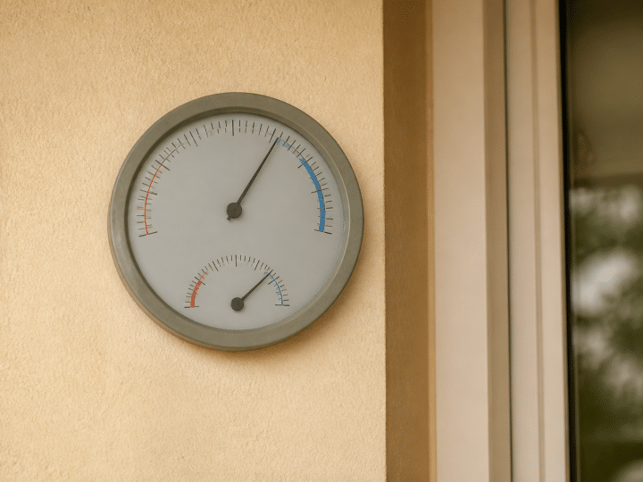 Quelle différence de température intérieur-extérieur sans chauffage ?