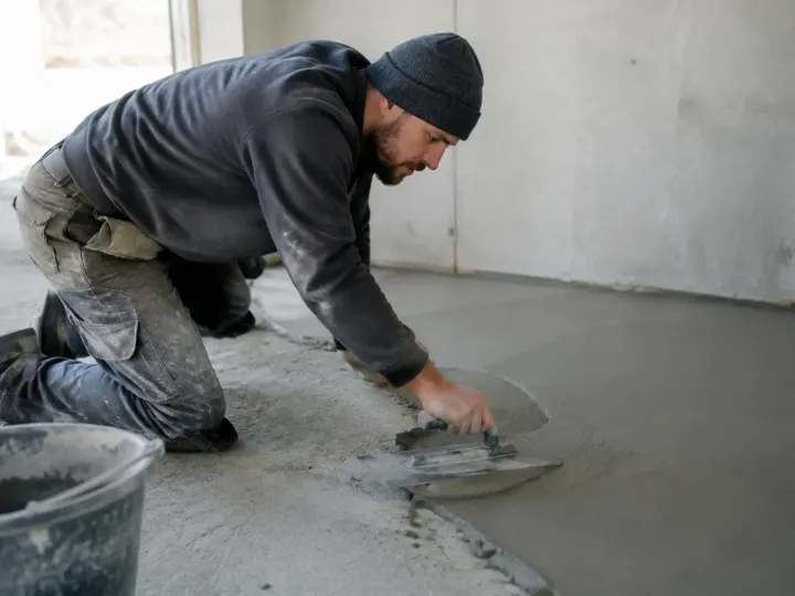 Choisir sa chape pour salle de bain : type, pente, séchage et ordre des travaux